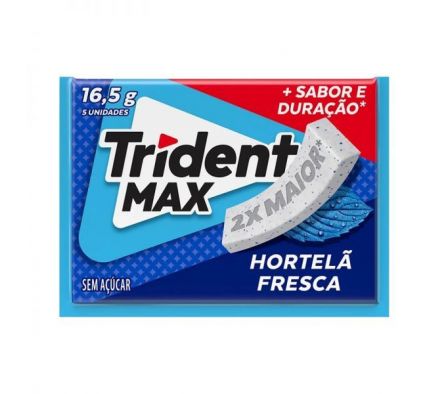 CHICLE TRIDENT MAX HORTELA 24X14X16,5GR