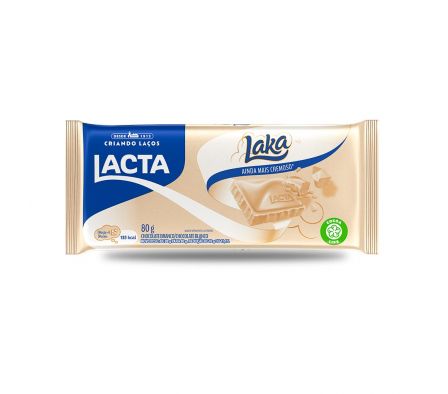 CHOCOLATE BLANCO LACTA LAKA 80GR 