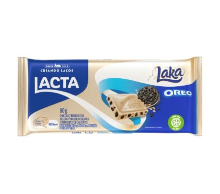 CHOCOLATE LACTA LAKA OREO 80G