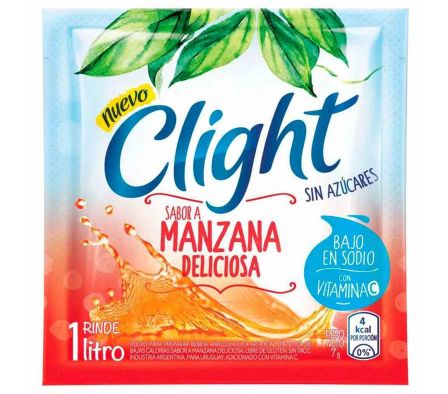JUGO EN POLVO CLIGHT MANZANA 8GR