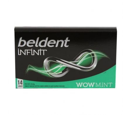 CHICLE BELDEN INFINIT WOW MINT 26GR