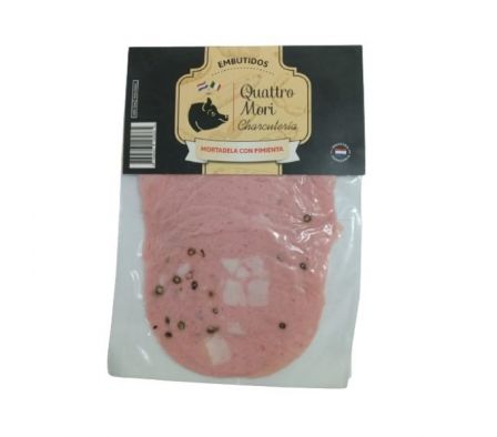 MORTADELLA QUATTRO MORI PIMIENTA X UN