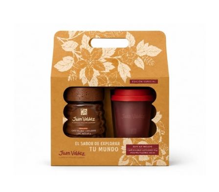 KIT CAFE JUAN VALDEZ LIOFIZADO 95GR + VASO