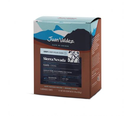 CAFE JUAN VALDEZ DRIP  COFFE SIERRA NEVADA