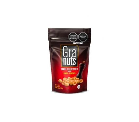 MANI CERVECERO GRANUTS LIMON PIMIENTA 180G