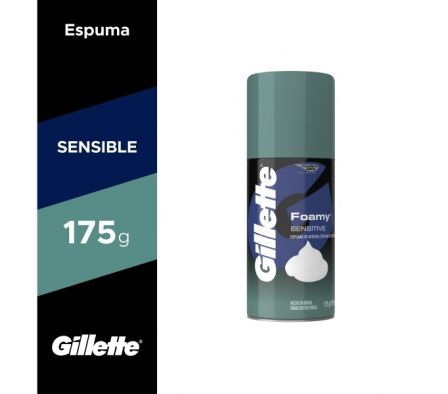 ESPUMA DE AFEITAR GILLETTE FOAMY SENSITIVE 175GR