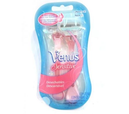 MAQUINA DE AFEITAR GILLETTE VENUS3 SENSITIVE 2UN