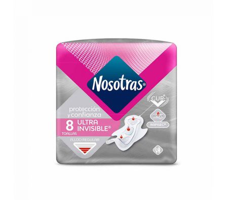 TOALLAS NOSOTRAS ULTRA INVISIBLE RAPISEC 8 UN