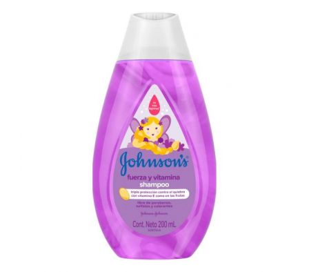 SHAMPOO JOHNSON FUERZA Y VITAMINA 200ML