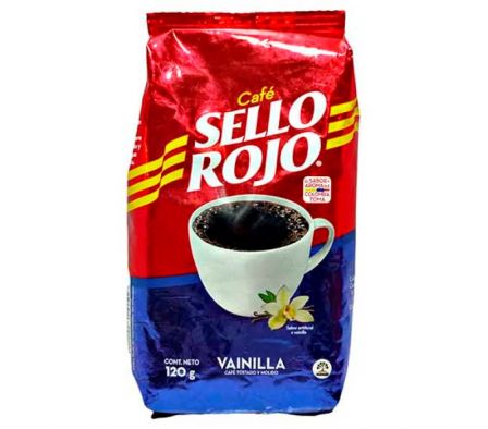 CAFÉ SELLO ROJO VAINILLA 120 GR