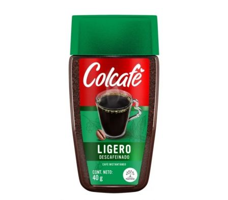 CAFÉ COLCAFE LIGERO DESCAFEINADO 40GR 