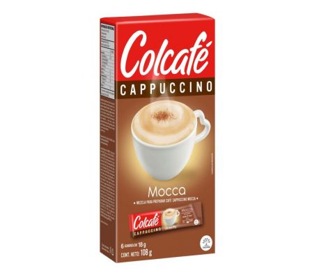 CAFE COLCAFE INSTANTANEO CAPPUCCINO MOCCA 6UN 18GR