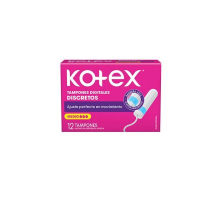 TAMPON KOTEX MEDIO EVOLUTION 12UN