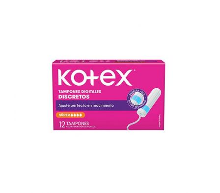 TAMPON KOTEX MEDIO EVOLUTION SUPER 12UN