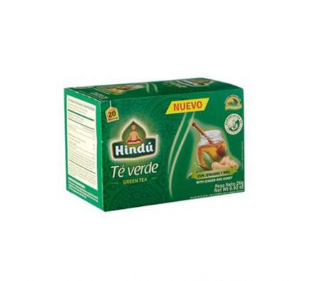 TE VERDE HINDU JENGIBRE Y MIEL 20 SAQ