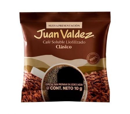 CAFE JUAN VALDEZ LIOFILIZADO 10G