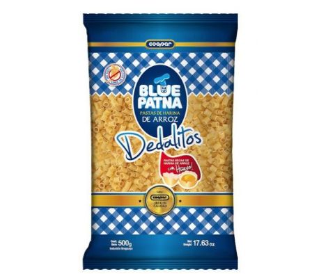 FIDEO DE ARROZ BLUE PATNA DEDALITOS 500GR