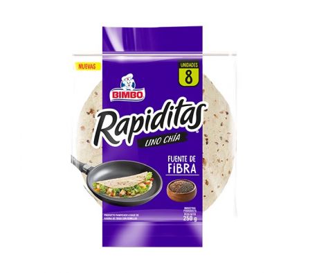 RAPIDITAS BIMBO LINO Y CHIA 250 GR