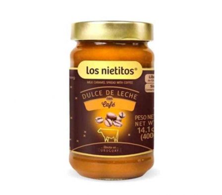 DULCE DE LECHE LOS NIETITOS CON CAFÉ 400 GR