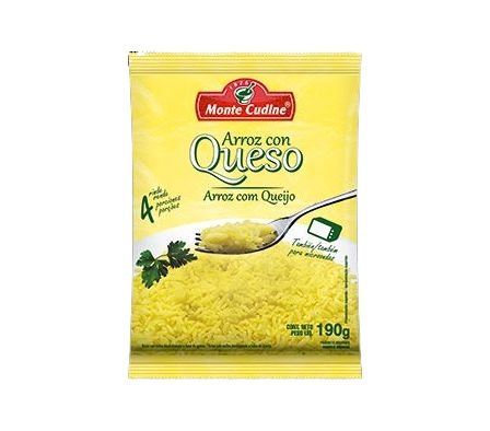 ARROZ MONTE CUDINE CON QUESO 190G