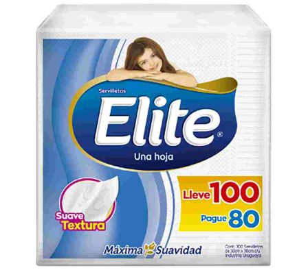 SERVILLETA ELITE MESA PAGUE 80 LLEVE 100