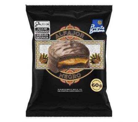 ALFAJOR PUNTA BALLENA NEGRO 60G
