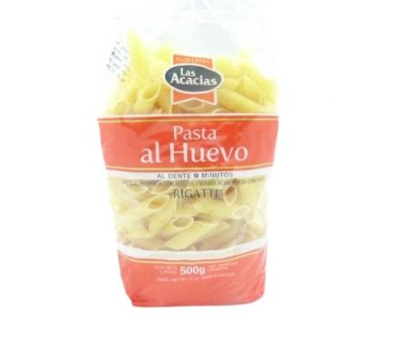 FIDEO LAS ACACIAS AL HUEVO RIGATTI 500GR