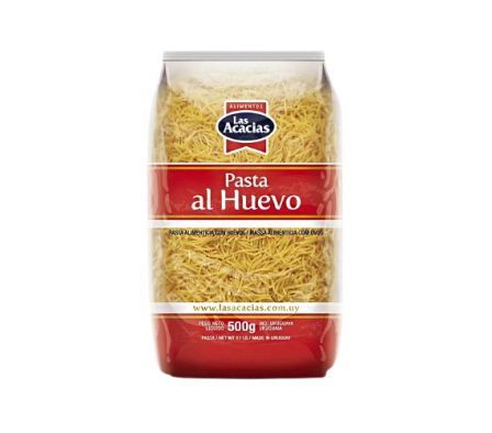 FIDEO LAS ACACIAS  AL HUEVO CABELLO DE ANGEL 500GR