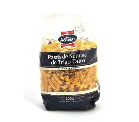 FIDEO LAS ACACIAS SEMOLA FUSILLI 500GR