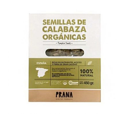 SEMILLAS DE CALABAZA PRANA ORGANICAS 450GR