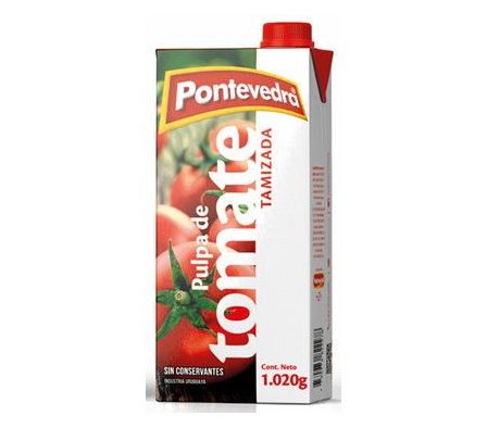 PULPA DE TOMATE PONTEVEDRA TAMIZADA 1020G