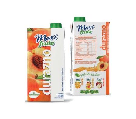 JUGO MAXI FRUTAS DURAZNO 1L