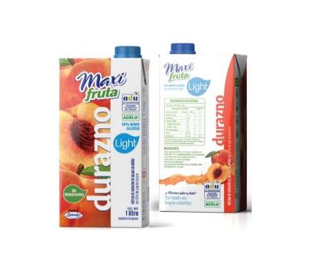 JUGO MAXI FRUTAS DURAZNO LIGHT 1L