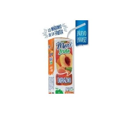 JUGO MAXI FRUTAS DURAZNO 200ML