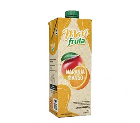 JUGO MAXI FRUTAS DE NARANJA Y MANGO 1 LT 