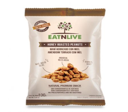 MANI HORNEADO EATNLIVE CON MIEL X 100 GR.
