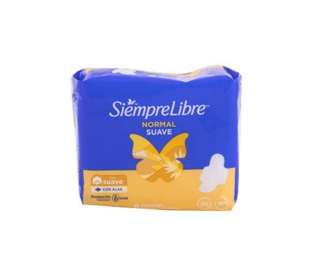 TOALLA HIGIENICA SIEMPRE LIBRE NORMAL 8UN
