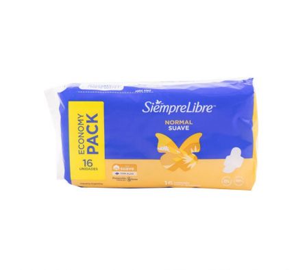 TOALLA HIGIENICA SIEMPRE LIBRE NORMAL 16UN