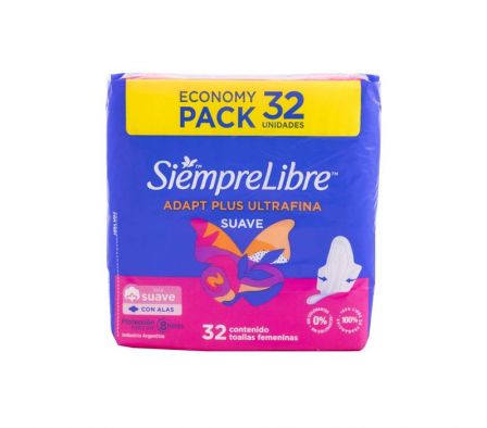 TOALLA HIGIENICA SIEMPRE LIBRE ULTRAFINA 32UN