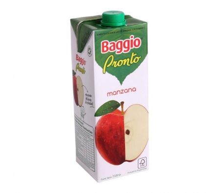 JUGO BAGGIO PRONTO MANZANA ROJA 1LT