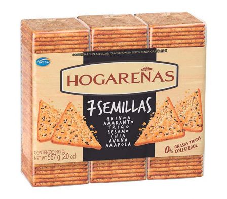 GALLETITAS HOGAREÑAS 7 SEMILLAS 189GR PACK