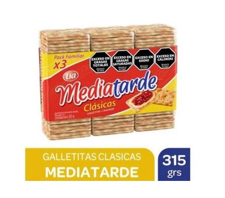 GALLETITA  MEDIA TARDE TRIPACK 315GR