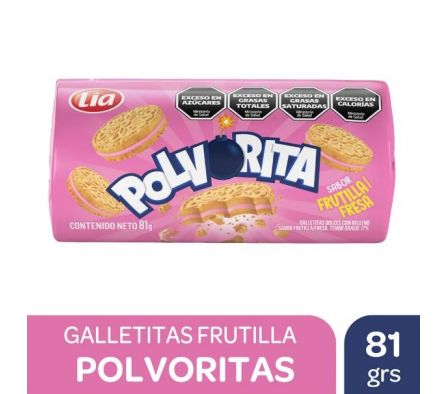 GALLETITAS LIA POLVORITA VAINILLA/FRUT.81G