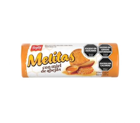 GALLETITAS MELITAS C/MIEL DE ABEJA 159GR