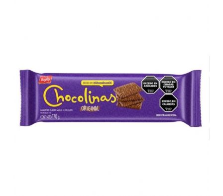 GALLETITA BAGLEY CHOCOLINAS CHOCOLATE 170GR