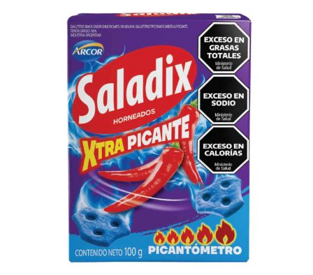 SNACKS SALADIX HORNEADAS EXTRA PIACANTE 100GR