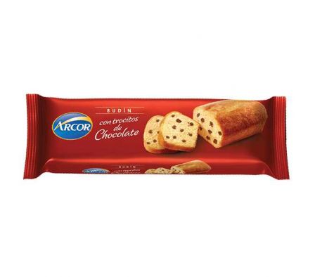 BUDIN ARCOR C/CHIPS CHOCOLATE 215GR