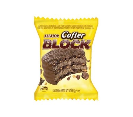 ALFAJOR COFLER BLOCK 60GR