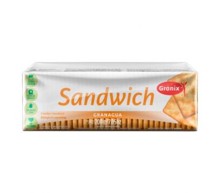 GALLETITAS GRANIX  GRANAGUA SANDWICH  200G