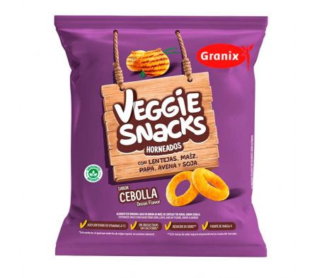SNACKS GRANIX VEGGIE CEBOLLA 90GR 